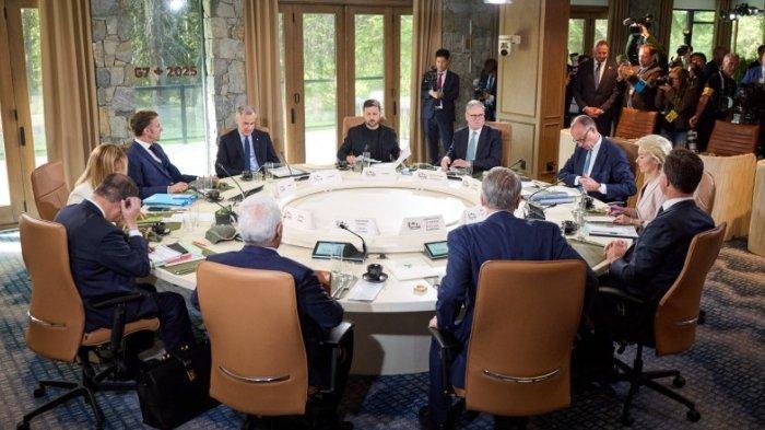 Perang Rusia-Ukraina Hari ke-1.211: Tanpa Trump, Zelensky dan Anggota G7 Bahas soal Ukraina