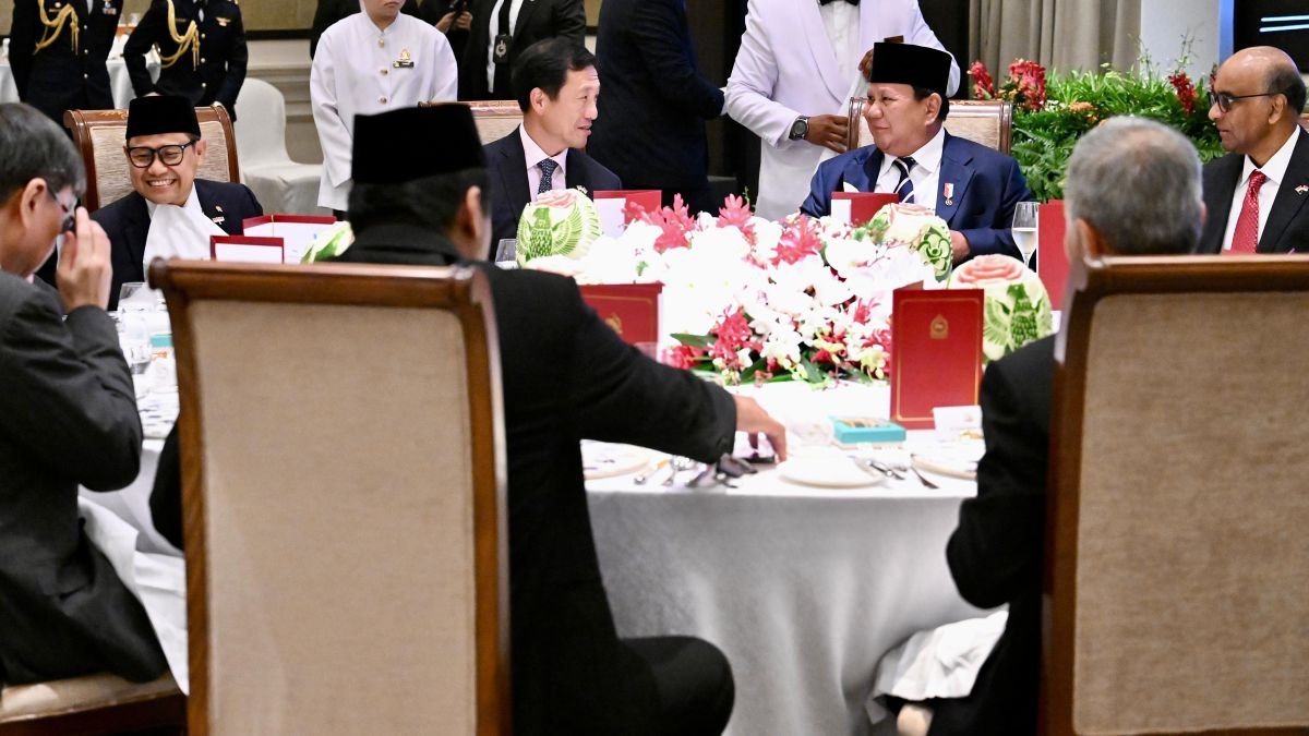 Santap Siang Bersama Tharman, Prabowo: Saya Tumbuh Besar di Singapura