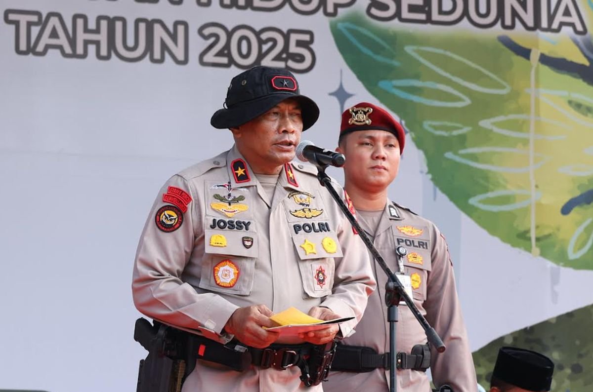 Upacara Peduli Lingkungan, Polda Riau: Tugas Kita Menjaga, Bukan Merusak