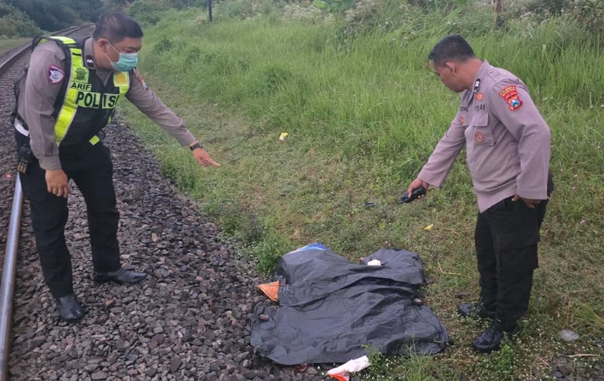 Tiduran di Rel, Pria Tanpa Identitas Tewas Terlindas KA Penataran
