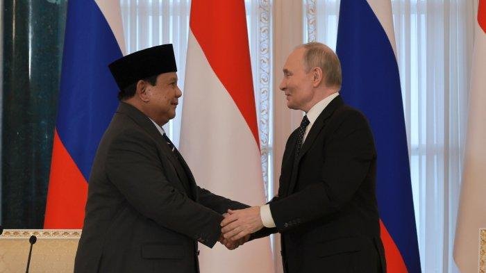 Bertemu Putin, Prabowo Sebut Hubungan Indonesia-Rusia Semakin Meningkat