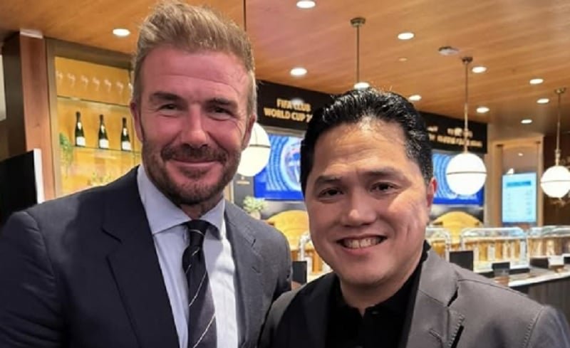 Erick Thohir Foto Bareng David Beckham, Netizen Auto Heboh!