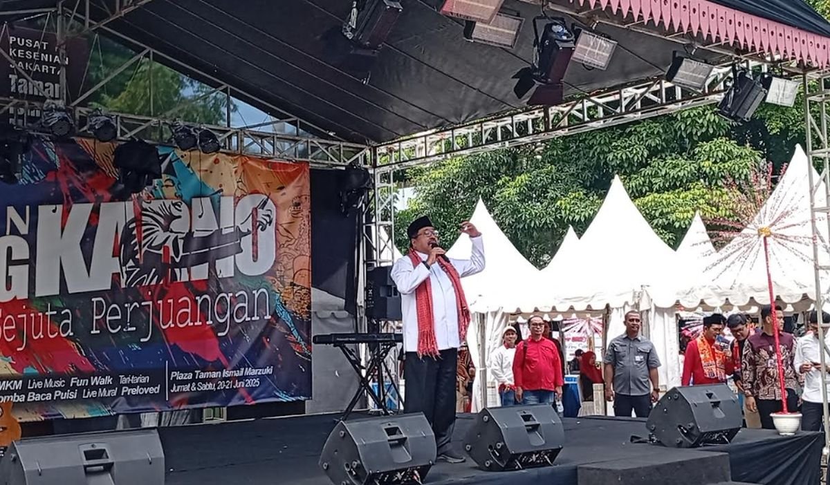 Meriahkan Bulan Bung Karno, Wagub Rano Buka Bazar UMKM di TIM Jakpus