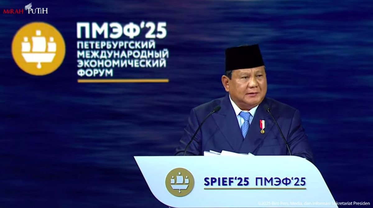 Ketika Prabowo Mengaku Gugup saat Pidato di Forum SPIEF 2025 Rusia