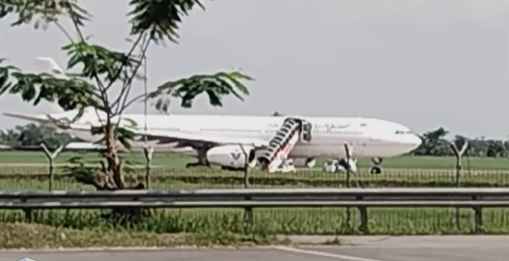 Pesawat Saudi Airlines Kembali Diteror Bom, Mendarat Darurat di Kualanamu