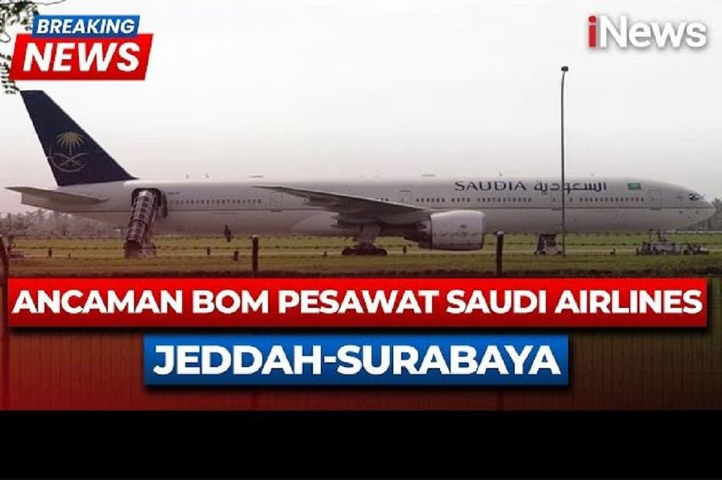 Detik-Detik Pesawat Jemaah Haji Mendarat Darurat di Kualanamu karena Diteror Bom