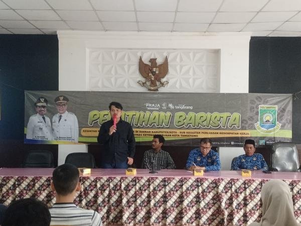 Disnaker Kota Tangerang Gandeng Katar Jurumudi Ciptakan Pelatihan Barista