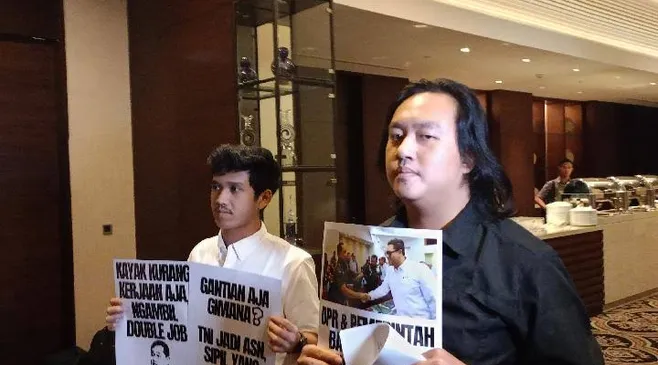 Koalisi Masyarakat Sipil Dilaporkan ke Polisi Usai Geruduk Rapat Tertutup RUU TNI di Hotel Fairmont