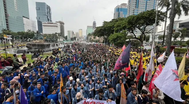 4 Hari Aksi Demo #IndonesiaGelap, Apa Saja yang Jadi Tuntutan Rakyat?