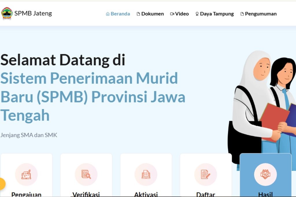 Hasil Seleksi SPMB Jateng 2025 Resmi Diumumkan, Cek Namamu di Sini!