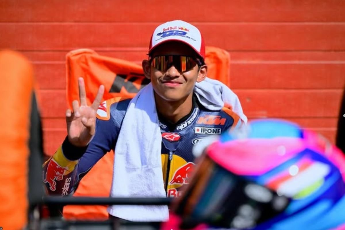 Pembalap Indonesia Veda Ega Pratama Menangi Balapan Red Bull Rookies Cup di Sirkuit Mugello!