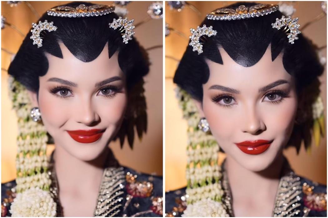 Kecantikan Paripurna Alyssa Daguise di Tangan Bennu Sorumba, dari Akad Nikah hingga Ngunduh Mantu 