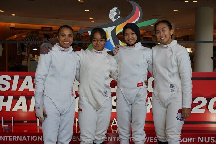 AFC 2025: Tim Indonesia Raih Kemenangan atas Kuwait di Nomor Epee Beregu Putri