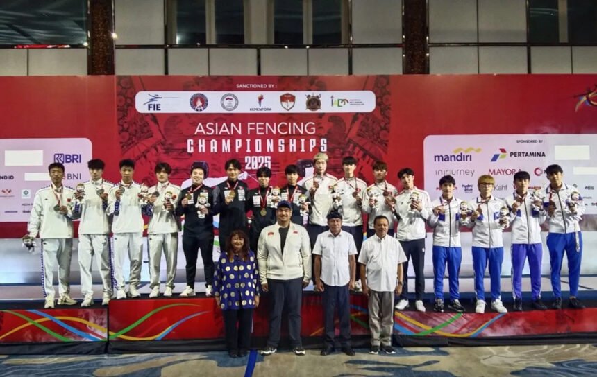 Jepang Kunci Gelar Juara Umum Kejuaraan Anggar Asia 2025 di Bali