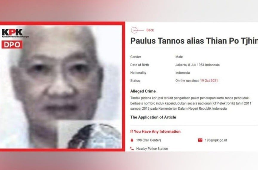 Sidang Ekstradisi Paulus Tannos Digelar Selama 3 Hari