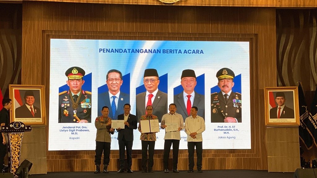 Menteri Hukum hingga Jaksa Agung Tanda Tangani DIM RUU KUHAP