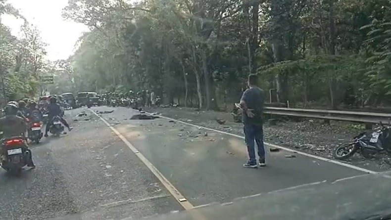 5 Kendaraan Kecelakaan Beruntun di Jalur Jogja-Wonosari, 1 Orang Tewas 2 Luka-Luka