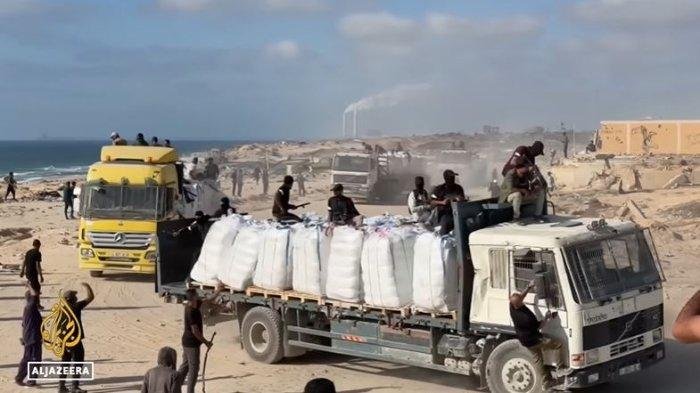 Bikin Shock! Pengungsi Gaza Temukan Obat Terlarang Dalam Tepung Bantuan!